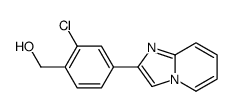 (2-chloro-4-imidazo[1,2-a]pyridin-2-ylphenyl)methanol结构式