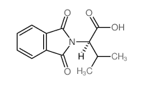 (2R)-2-(1,3-dioxoisoindol-2-yl)-3-methyl-butanoic acid结构式