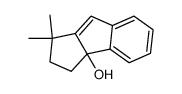 2,3-Dihydro-1,1-dimethylcyclopent[a]inden-3a(1H)-ol结构式