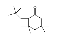 8-tert-butyl-4,4,6-trimethylbicyclo[4.2.0]octan-2-one结构式