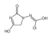 N-(2,4-dioxoimidazolidin-1-yl)carbamoyl chloride Structure