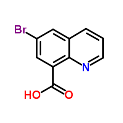 6-Bromo-8-quinolinecarboxylic acid Structure