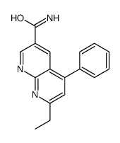 7-ethyl-5-phenyl-1,8-naphthyridine-3-carboxamide结构式
