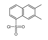 6,7-dimethylnaphthalene-1-sulfonyl chloride Structure