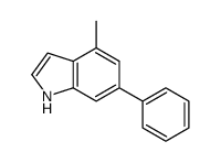 4-methyl-6-phenyl-1H-indole Structure