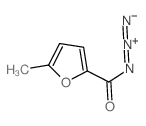 2-Furancarbonylazide, 5-methyl- Structure