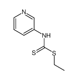 Carbamodithioic acid, 3-pyridinyl-, ethyl ester (9CI) Structure