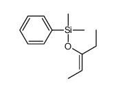 dimethyl-pent-2-en-3-yloxy-phenylsilane Structure