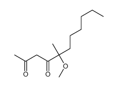 5-methoxy-5-methylundecane-2,4-dione Structure