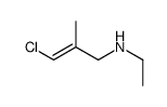 3-chloro-N-ethyl-2-methylprop-2-en-1-amine Structure