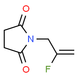 2,5-Pyrrolidinedione,1-(2-fluoro-2-propenyl)-(9CI) structure