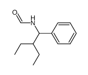 N-Formyl-2-ethyl-1-phenylbutylamin Structure