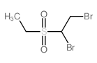 Ethane, 1,2-dibromo-1-(ethylsulfonyl)- Structure