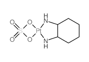 trans-S,S-1,2-Diaminocyclohexaneplatinum sulfate structure