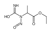 ethyl 2-[carbamoyl(nitroso)amino]propanoate结构式