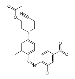 2-[4-[(2-chloro-4-nitrophenyl)azo]-N-(2-cyanoethyl)-3-methylanilino]ethyl acetate picture