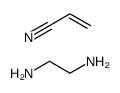 ethane-1,2-diamine,prop-2-enenitrile Structure