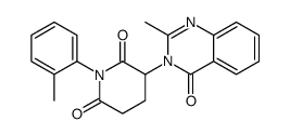 3-(2-methyl-4-oxoquinazolin-3-yl)-1-(2-methylphenyl)piperidine-2,6-dione Structure