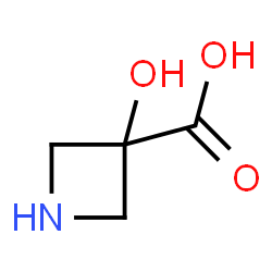 3-hydroxyazetidine-3-carboxylic acid Structure