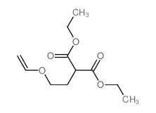 Diethyl 2-(2-(vinyloxy)ethyl)malonate Structure