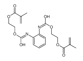 2-[[2-[2-(2-methylprop-2-enoyloxy)ethoxycarbonylamino]phenyl]carbamoyloxy]ethyl 2-methylprop-2-enoate Structure