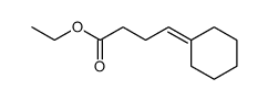 Ethyl 4-cyclohexylidenebutanoate结构式