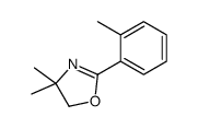 4,4-二甲基-2-(2-甲基苯基)-4,5-二氢-1,3-噁唑结构式