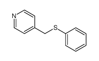 4-(phenylsulfanylmethyl)pyridine Structure