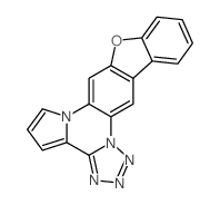 Benzofuro[2,3-g]pyrrolo[2,1-c]tetrazolo[1,5-a]quinoxaline(9CI) Structure
