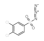 (3,4-dichlorophenyl)sulfonylimino-imino-azanium structure