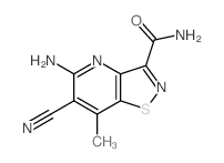 4-amino-3-cyano-2-methyl-9-thia-5,8-diazabicyclo[4.3.0]nona-2,4,7,10-tetraene-7-carboxamide picture