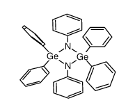 hexaphenylcyclodigermazane Structure