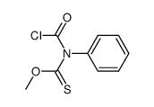 Carbamothioic acid,(chlorocarbonyl)phenyl-,O-methyl ester (9CI) structure