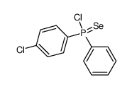 P-(4-chlorophenyl)-P-phenylphosphinoselenoic chloride Structure