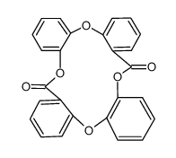 11H,22H-tetrabenzo[b,e,i,l][1,4,8,11]tetraoxacyclotetradecin-11,22-dione Structure