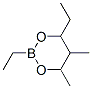 2,4-Diethyl-5,6-dimethyl-1,3,2-dioxaborinane Structure