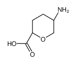 2H-Pyran-2-carboxylicacid,5-aminotetrahydro-,cis-(9CI)结构式
