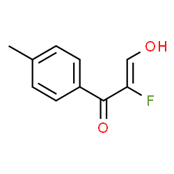 2-Propen-1-one, 2-fluoro-3-hydroxy-1-(4-methylphenyl)- (9CI) structure