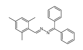 N-Benzhydrylidene-N'-[1-(2,4,6-trimethyl-phenyl)-meth-(E)-ylidene]-hydrazine Structure
