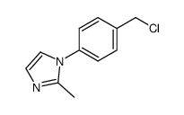1-(4-Chloromethylphenyl)-2-methyl-1H-imidazole Structure
