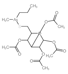 [2,3,5-triacetyloxy-6-[(methyl-propyl-arsanyl)sulfanylmethyl]oxan-4-yl] acetate picture