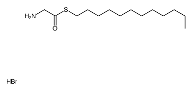 S-dodecyl 2-aminoethanethioate,hydrobromide Structure