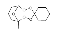 (7S)-1-methyl-2,3,5,6,11-pentaoxaspiro[bicyclo[5.3.1]undecane-4,1'-cyclohexane] Structure