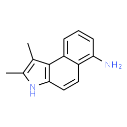 3H-Benz[e]indol-6-amine,1,2-dimethyl-(9CI)结构式