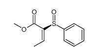 methyl (S,E)-2-(phenylsulfinyl)but-2-enoate Structure