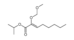 isopropyl 2-(methoxymethoxy)oct-2-enoate结构式