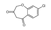 8-chlorobenzo[b]oxepine-3,5(2H,4H)-dione结构式