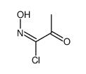 Propanimidoyl chloride, N-hydroxy-2-oxo-, (E)- (9CI) structure