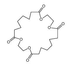 1,4,13,16-tetraoxacyclotetracosane-5,12,17,24-tetrone结构式