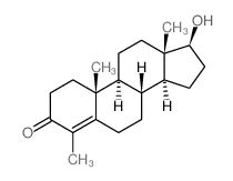 4-Methyltestosterone Structure